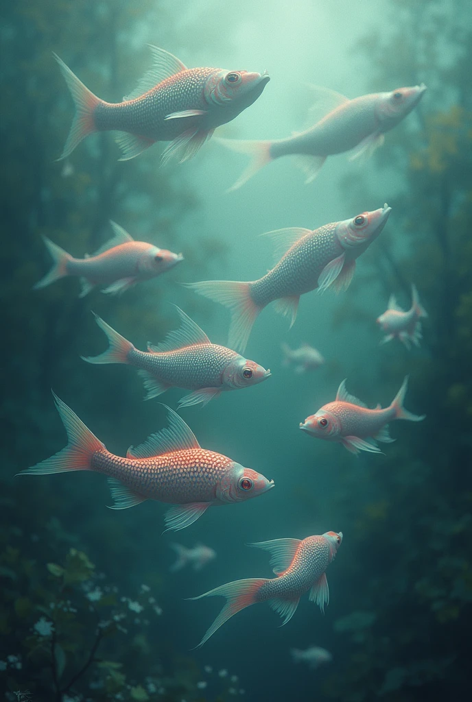 Fishes appearing in the dream