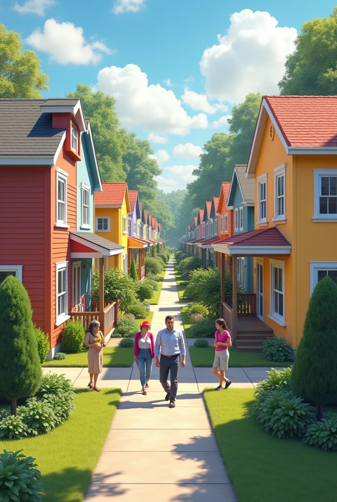Improved Housing: Programs have been developed for the renovation of homes, offering financing and technical assistance to residents to improve their homes, Guaranteeing a Better Quality of Life. more realistic images 