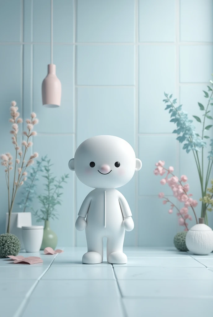 Profile photo for a company that makes 3D animations for bathrooms with the name "AnimBath"