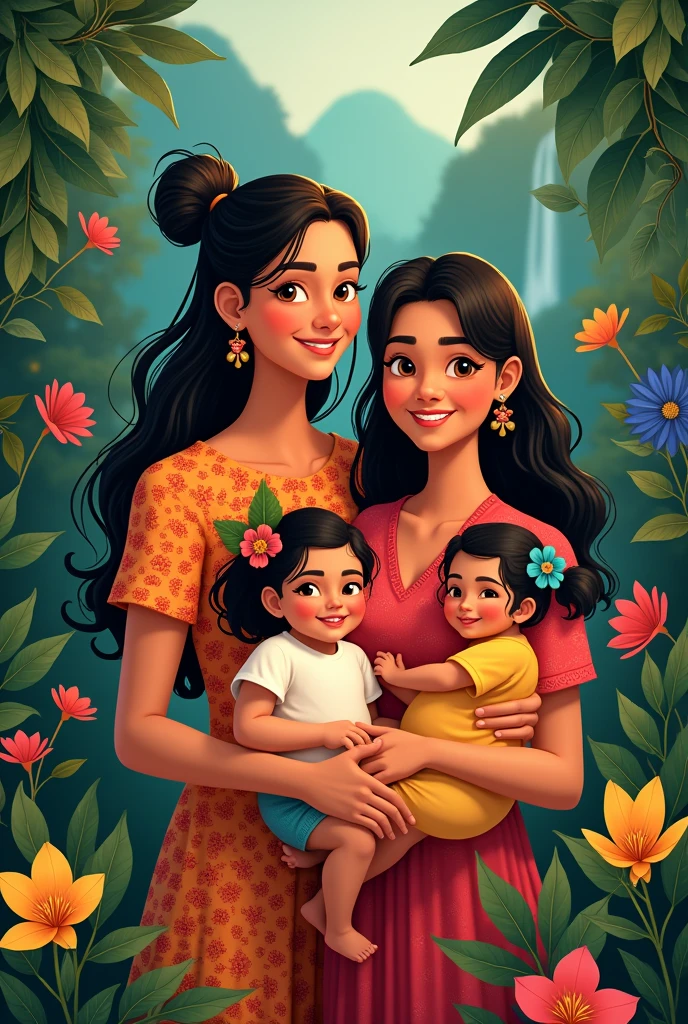 Create an animated post congratulating Costa Rican mothers on Mother&#39;s Day. 