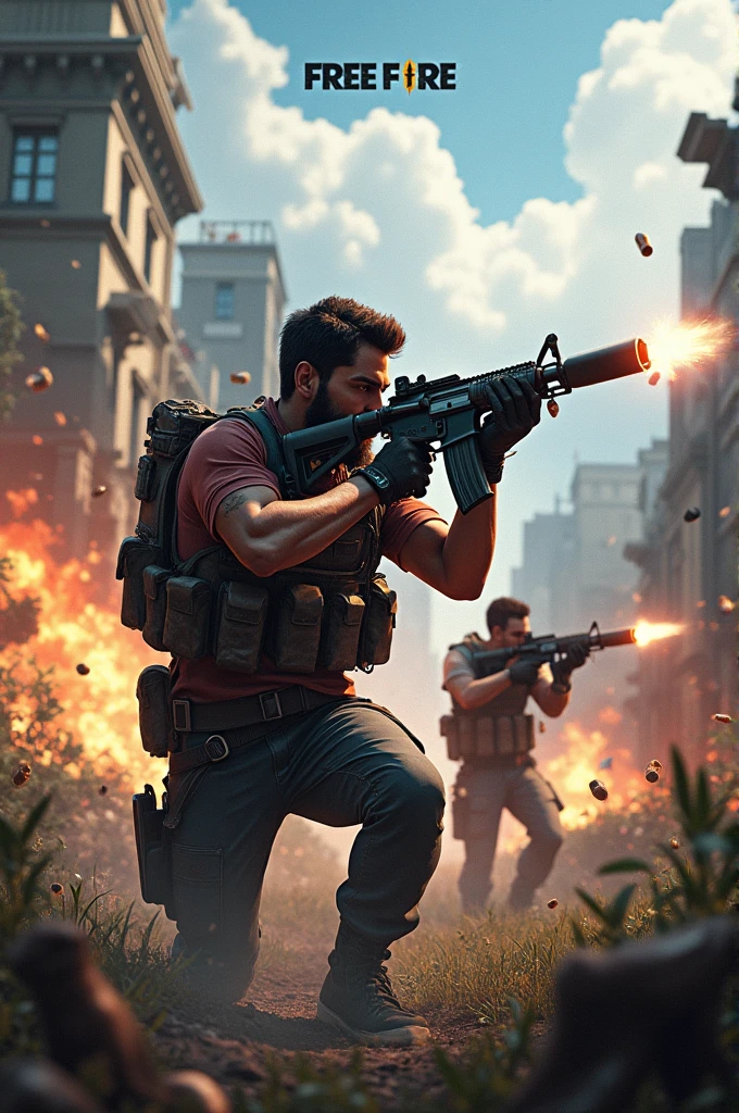Free fire gameplay 
