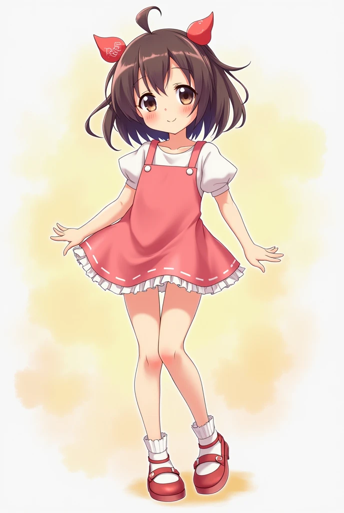 Anime style, full body portrait, cute girl, body,