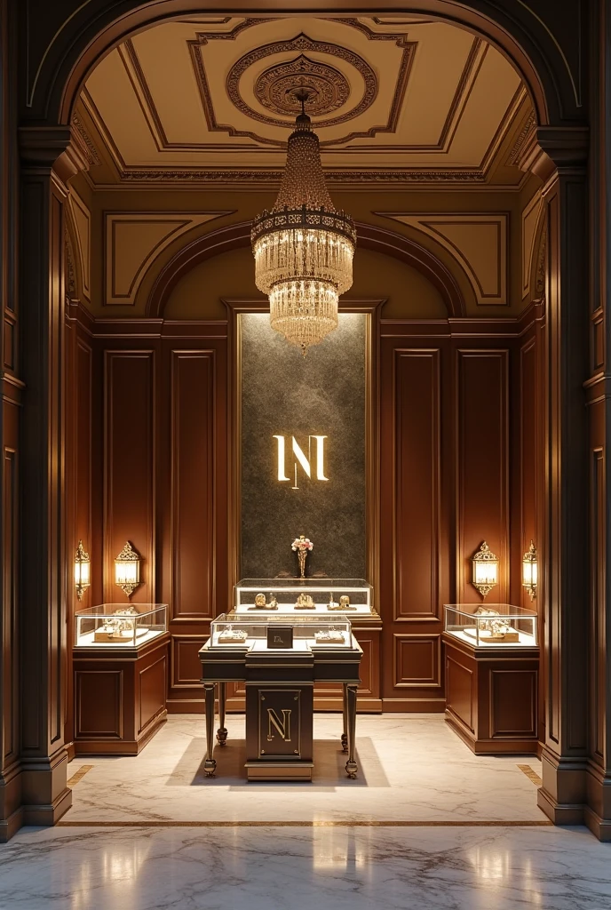 Create a brand for a jewelry store with NN