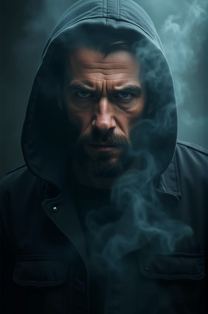 Photo of a smoky guy