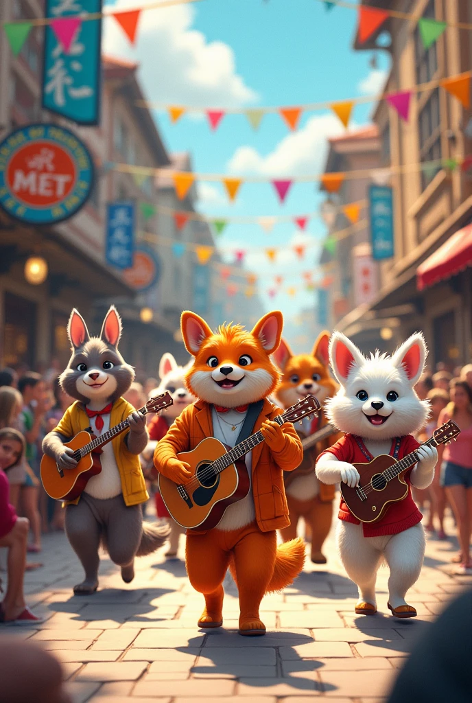 They're marching to the beat, of the animal band