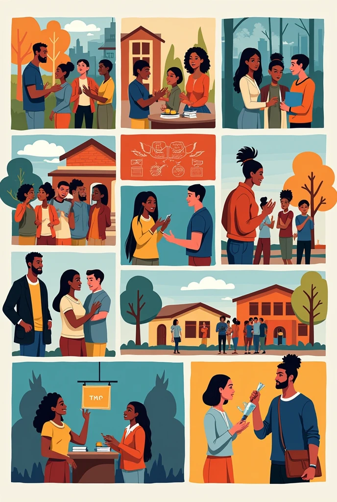 Make a folder about Tolerance Policy: program to combat racism.