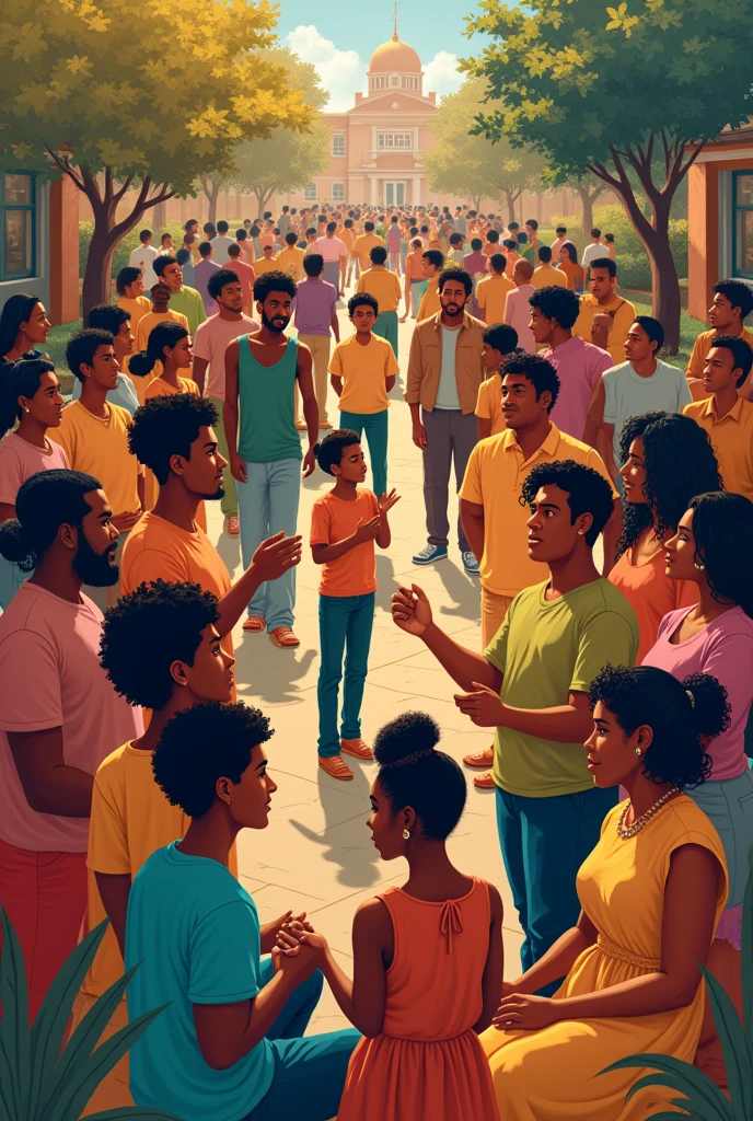 Make a folder about Tolerance Policy: program to combat racism.