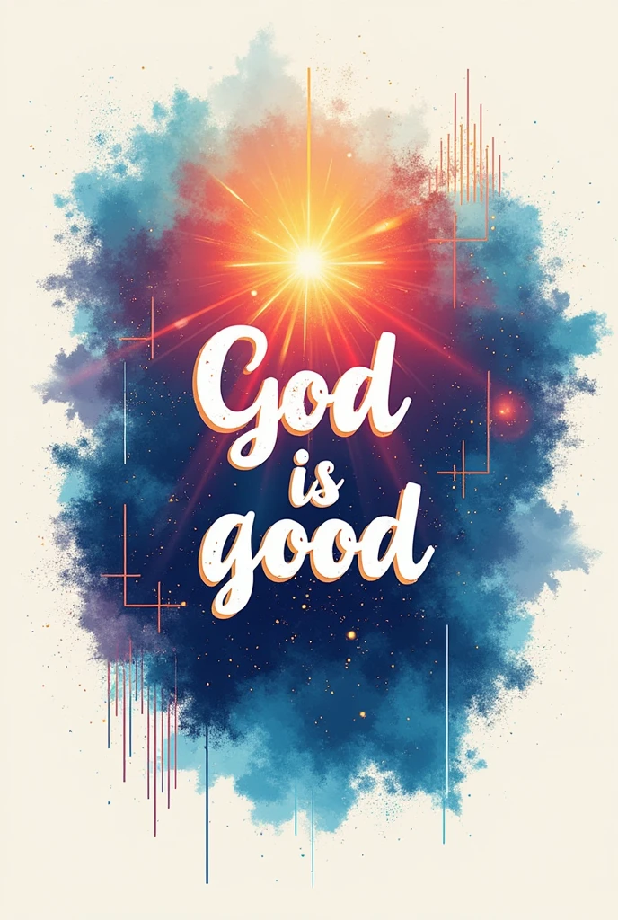 Shirt print that says God is good