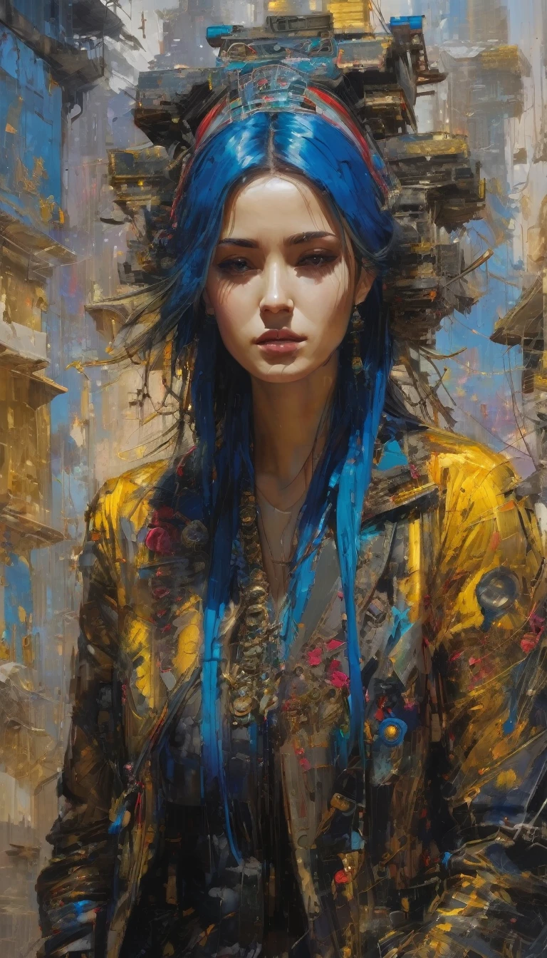 the restlessness of despair, art inspired by Wadim Kashin, Intricate Details, Oil