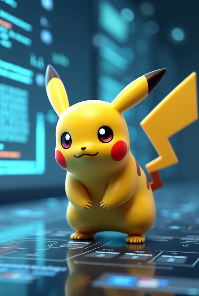 That it has a title " database" and that it has Pikachu in the background