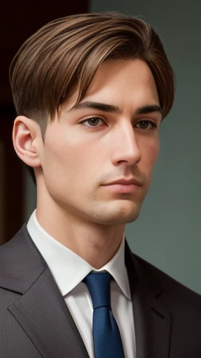 An Auerbach man with short hair, focus on the face