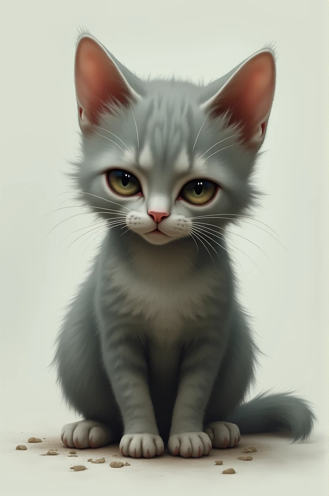 sad cat