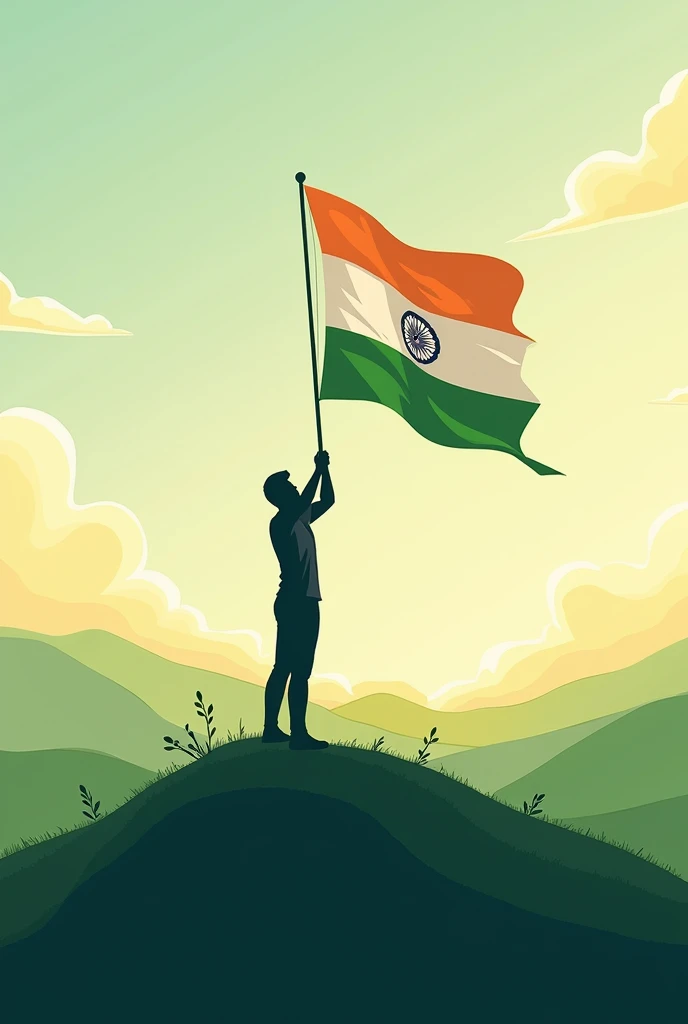 happy independence day in india I  promise achieve my Goal and success my life on hill logo