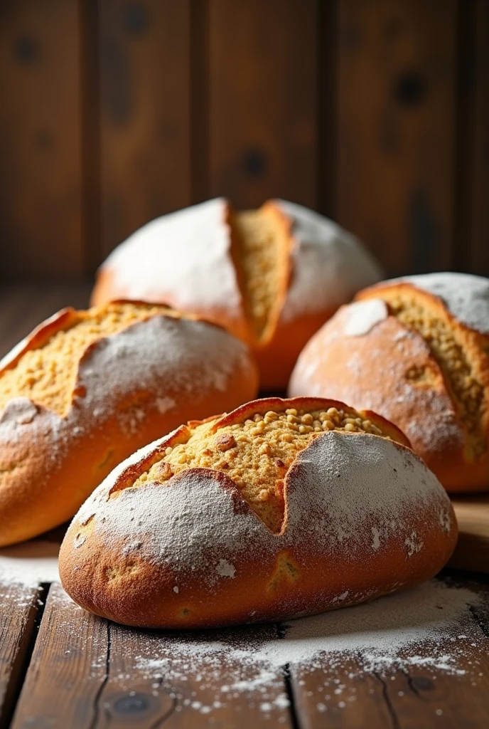 A quick assembly of various breads from Germany.