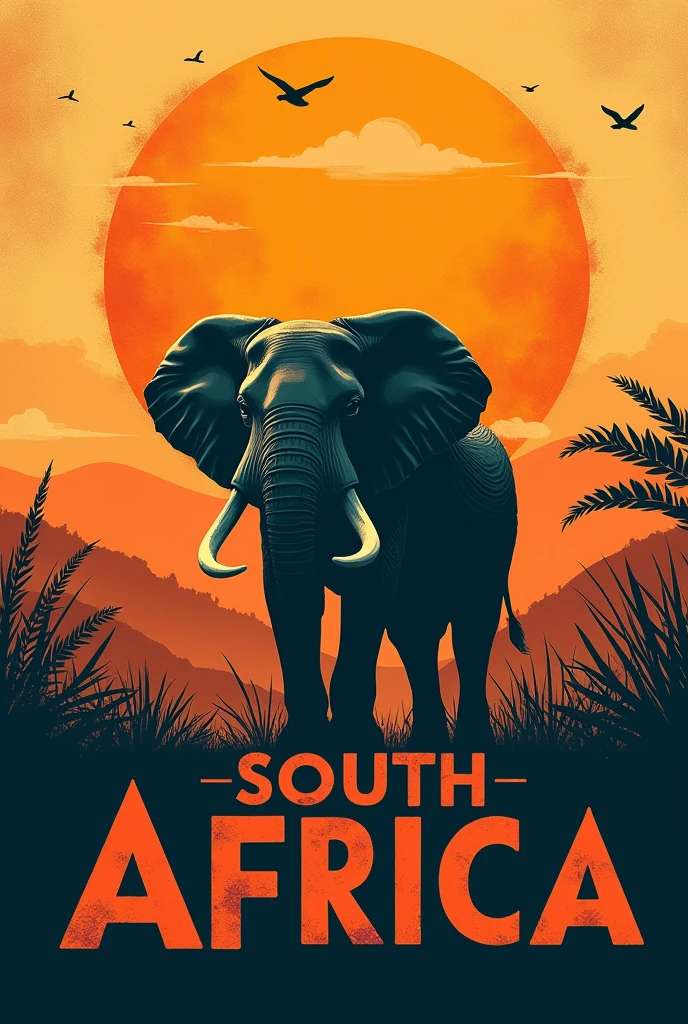 Horizontal slide cover inspired by Africa with the title "South Africa".