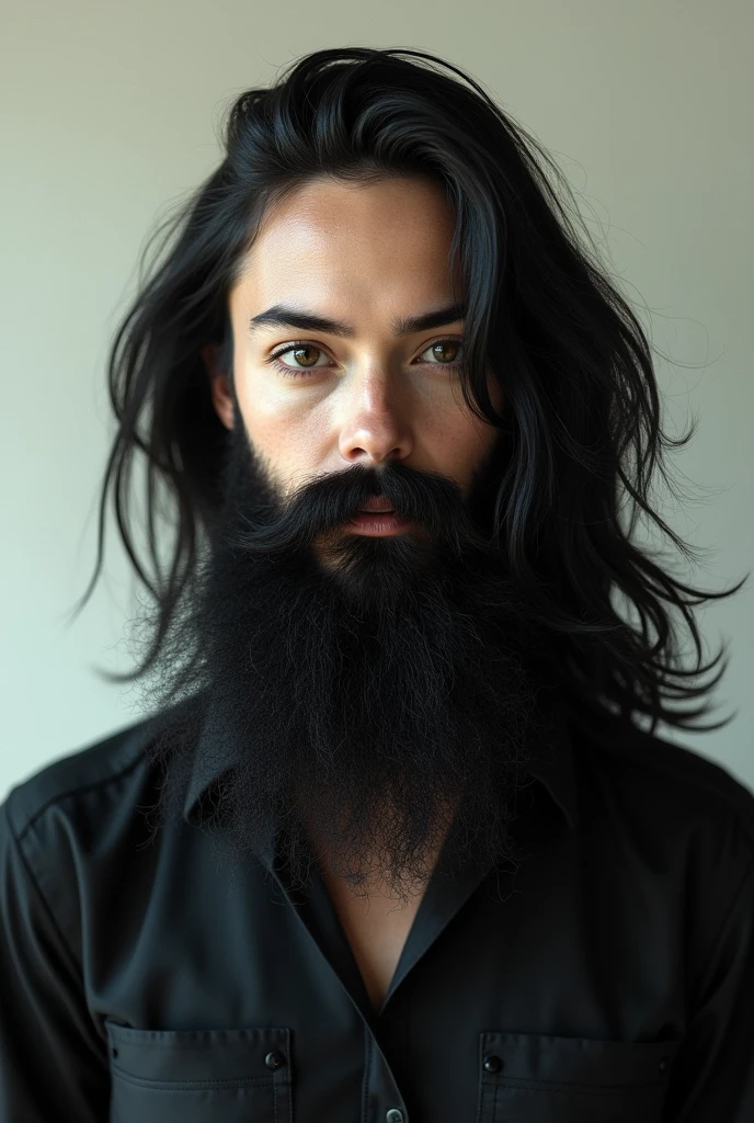 Woman with a beard