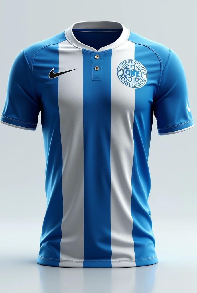 Make a Grêmio Football Portoalegrense shirt, with the club's traditional stripes and original colors 