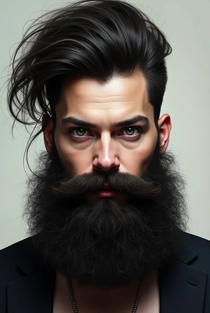 Woman with a beard
