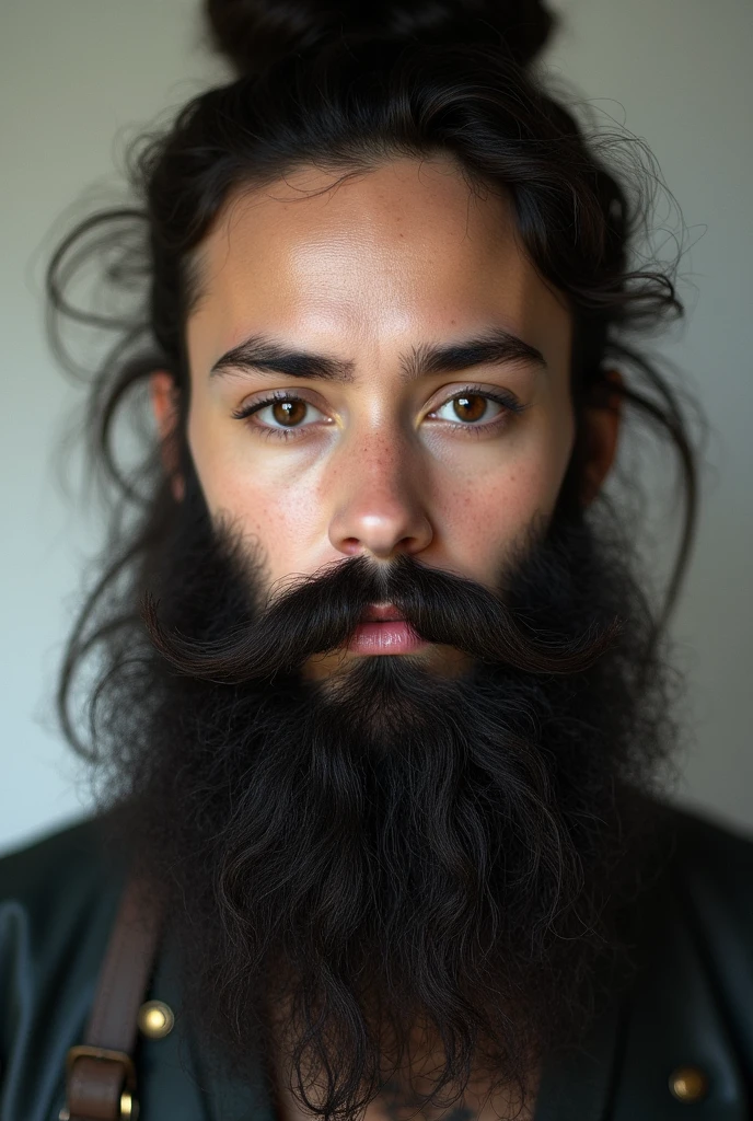 Woman with a beard