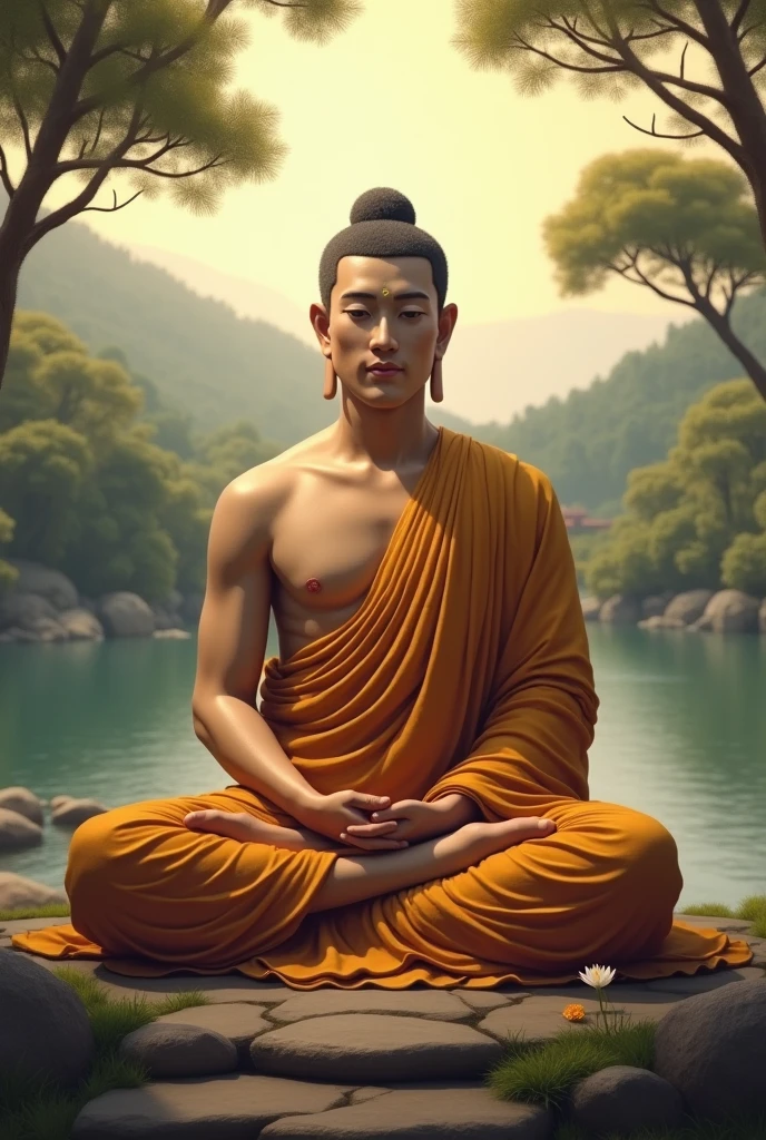 creates an image of Siddhartha Gautama the founder of Buddhism