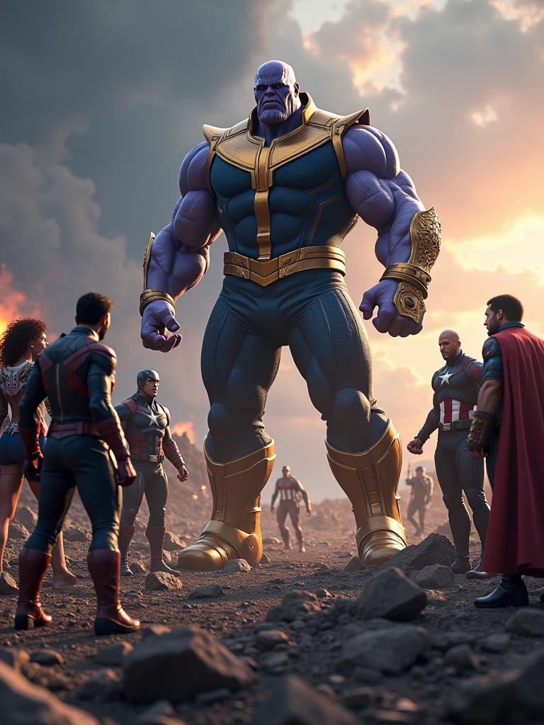 thanos kill avengers