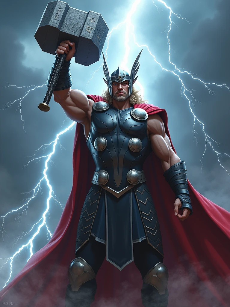 thor lift mjolnir (mjolnir marvel)