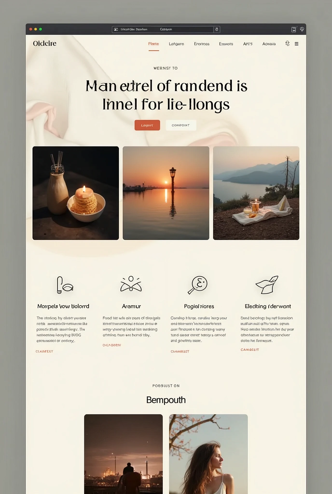 extremely beautiful website design, ui, ux, ui/ux