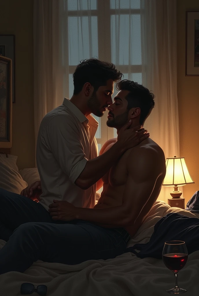 One named Bruno who is gay, cheating on his girlfriend with his best friend Vinícius