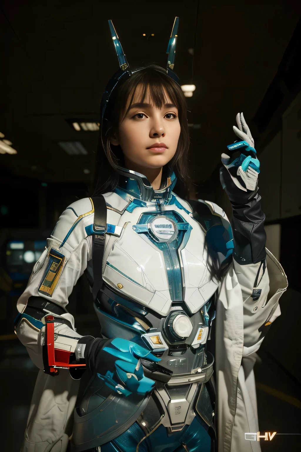 (Best quality, 8k, 32k, Masterpiece, UHD:1.2) "Transform the setting into the interior of the Herta Space Station from Honkai Impact. Imagine a vast, technologically advanced space station with a sleek, futuristic design. The walls are lined with luminous panels displaying intricate data streams, while large, transparent windows offer stunning views of the starry cosmos. The floors are smooth, metallic, and reflective, with soft, ambient lighting that casts a cool, blue hue. In the distance, various robotic assistants and advanced machinery hum quietly, attending to their tasks. The overall atmosphere is serene yet filled with a sense of awe-inspiring wonder, as if the very essence of space exploration and scientific discovery is infused into the air. The station is devoid of any characters, focusing entirely on the grandeur and technological marvel of the setting."
