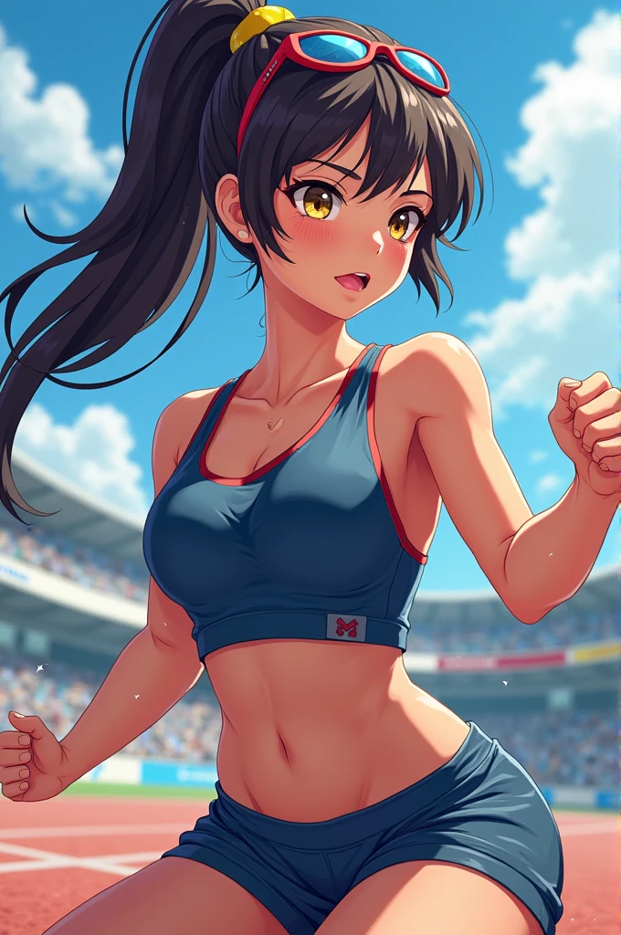 anime girl athlete