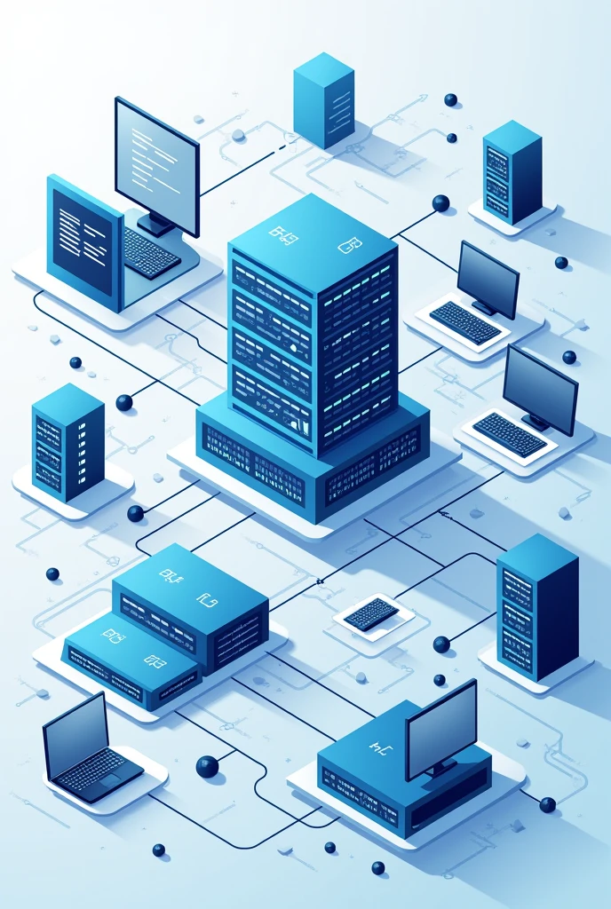 Generate the image of network architecture of organization/ department