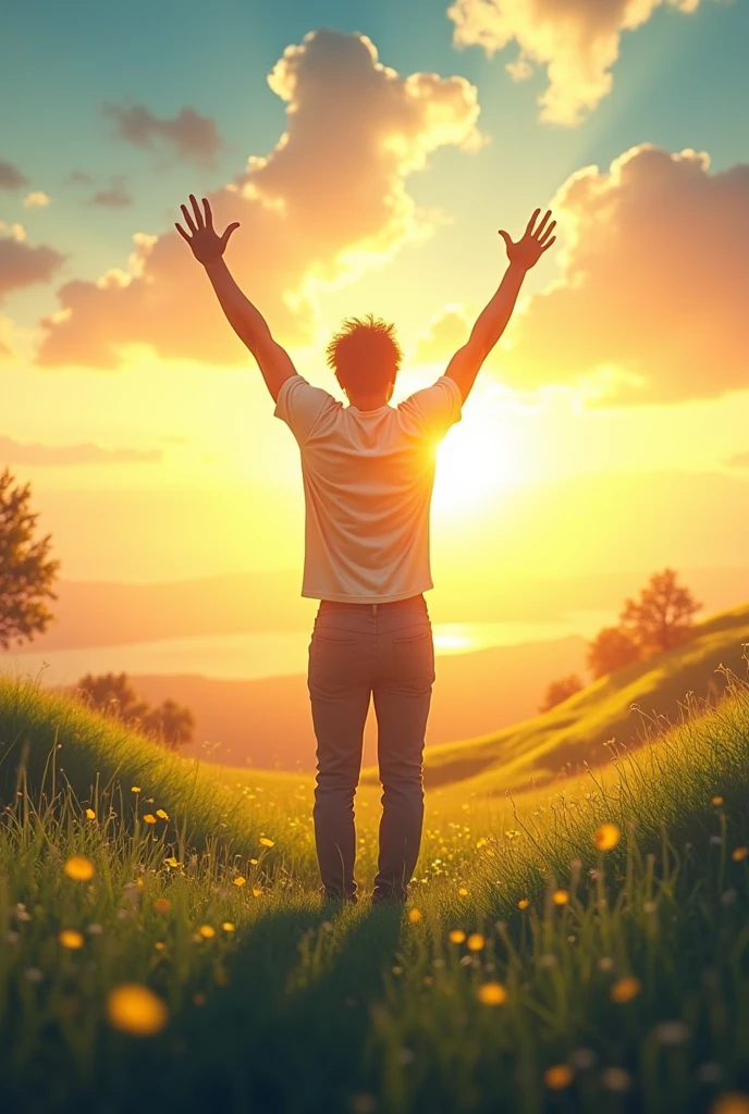 Create a post that shows positive mindset