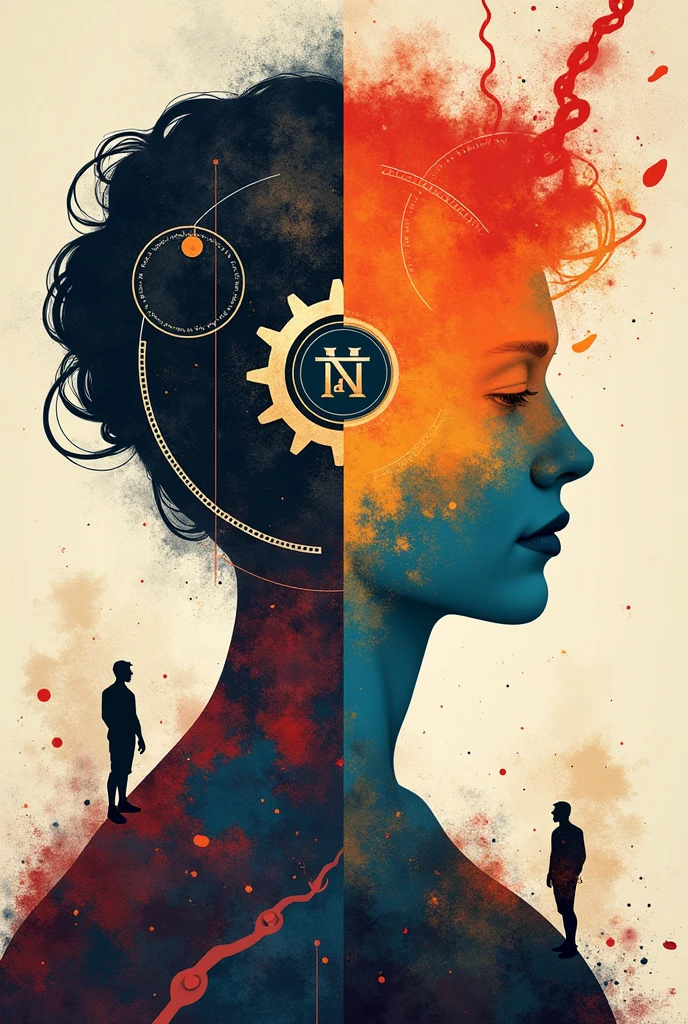 I want you to create a cover for me that has the title "Depatriarchalization and Gender Equality" and that the cover has some drawings about the subject.