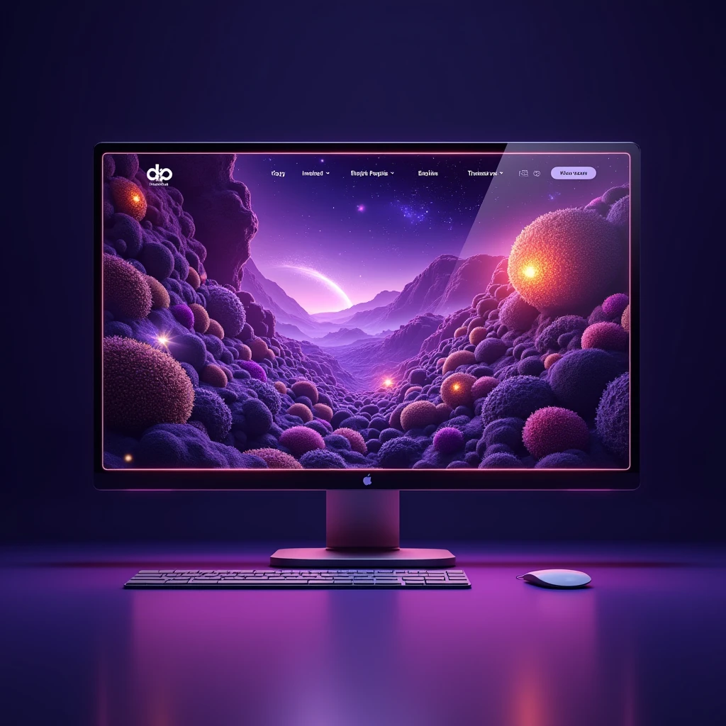 purle background website, high quality, beautiful, high detailed, realist