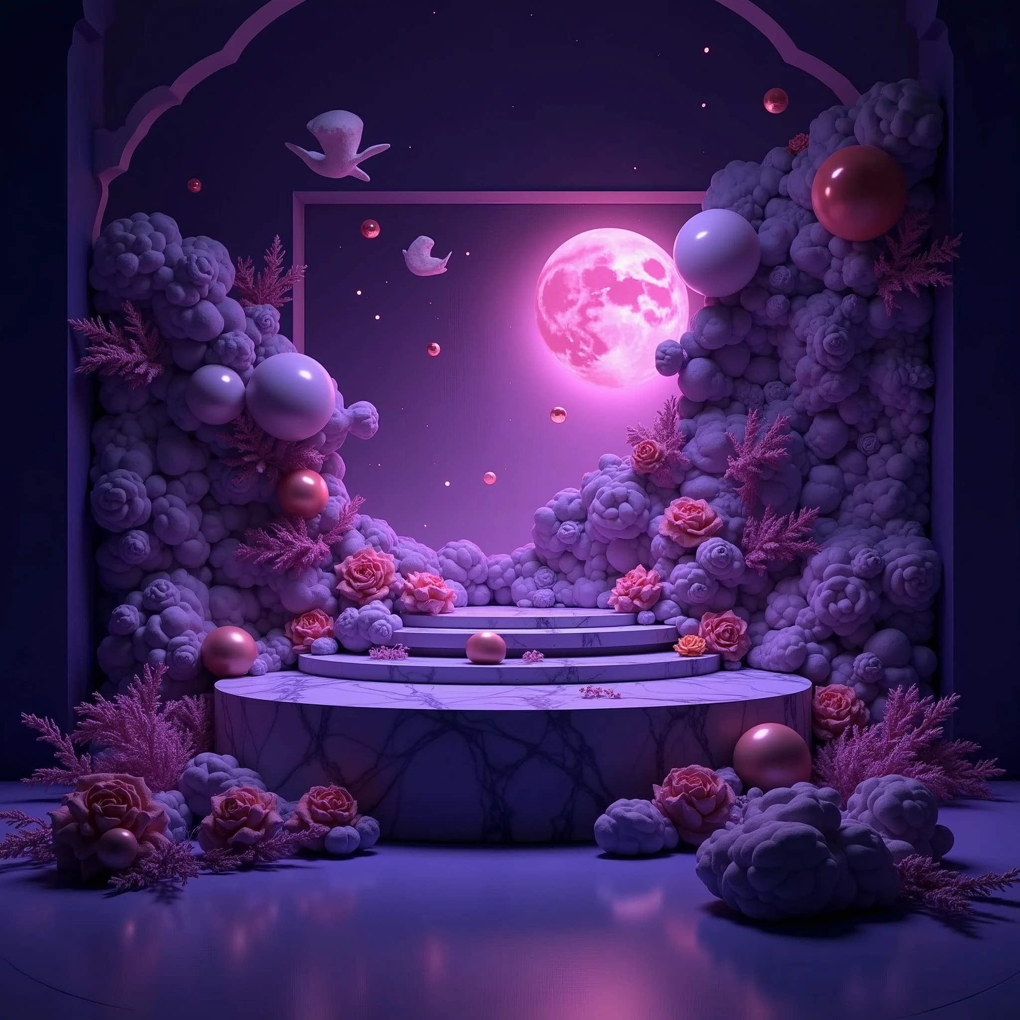 purle background website, high quality, beautiful, high detailed, realist
