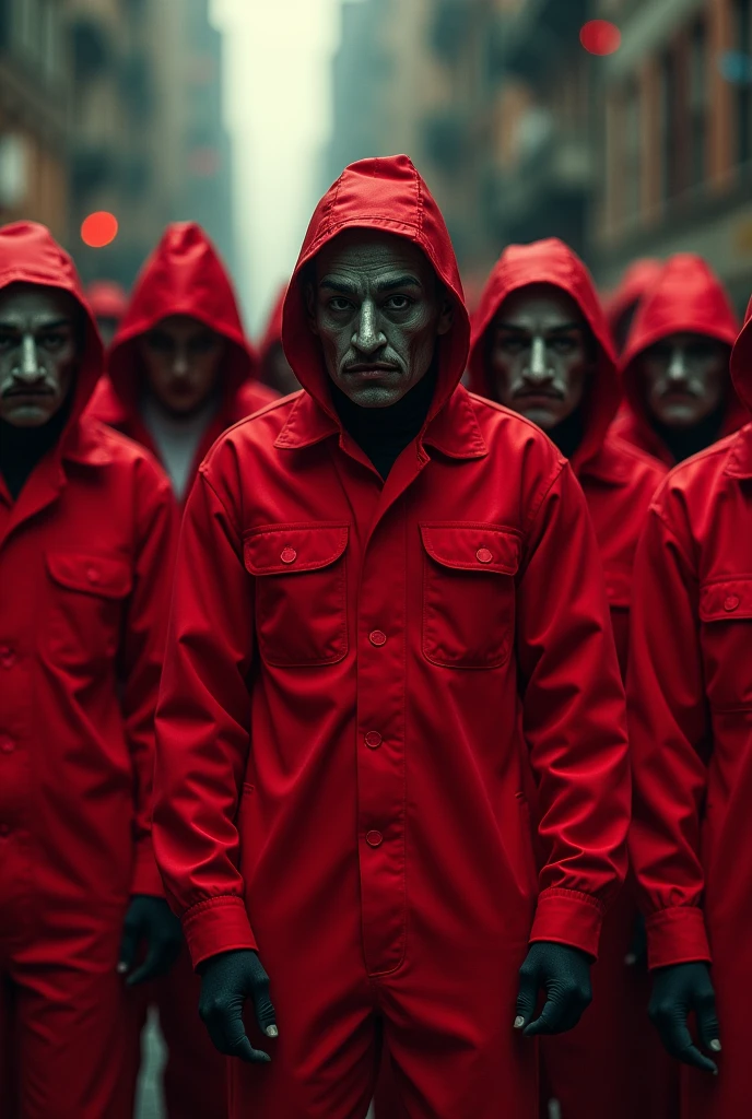The suits from Money Heist