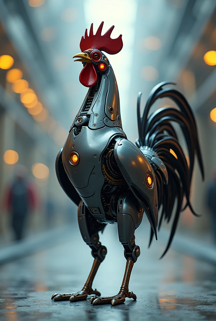 A robot chicken