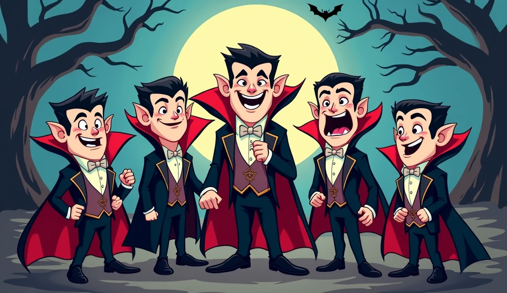 funny cartoon draculas