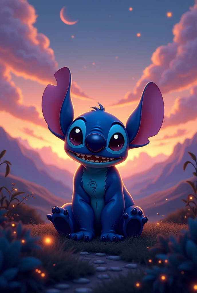 stitch with a twilight theme