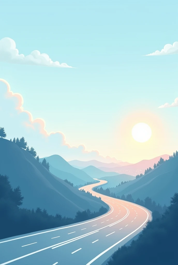 AN IMAGE FOR THE BACKGROUND OF A VIRTUAL EBOOK ABOUT DRIVING CLASSES FOR BEGINNERS WITH WHITE TONES, DARK BLUE, light blues, oranges 
