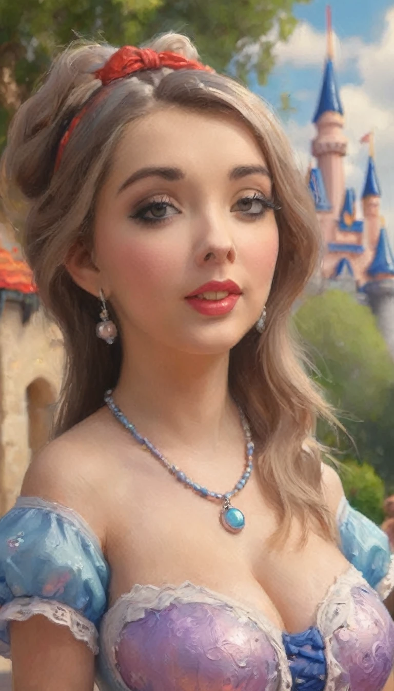 (A cute woman, 25 years old, wearing a sexy Disney outfit, wandering around Disney Land, playful poses, turning her butt to the viewer, best quality, 4k, 8k, highres, masterpiece:1.2, ultra-detailed, realistic, photorealistic, photo-realistic:1.37, HDR, UHD, studio lighting, ultra-fine painting, sharp focus, physically-based rendering, extreme detail description, professional, vivid colors, bokeh, disney, disney style, fantasy, whimsical, colorful, bright, cute, playful, feminine, beautiful detailed eyes, beautiful detailed lips, extremely detailed eyes and face, long eyelashes) show all of her from head to toe