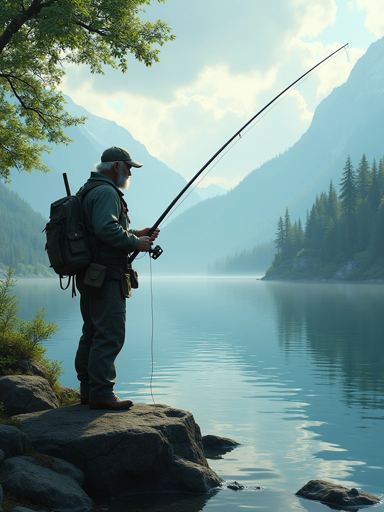 A fisherman
