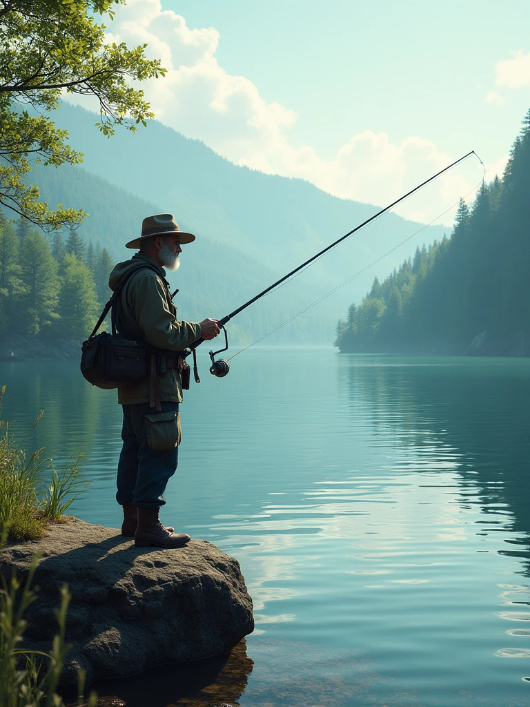 A fisherman