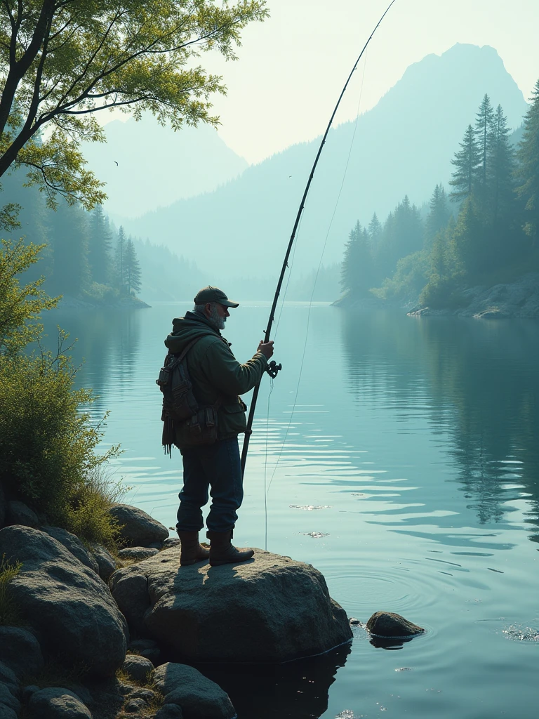 A fisherman