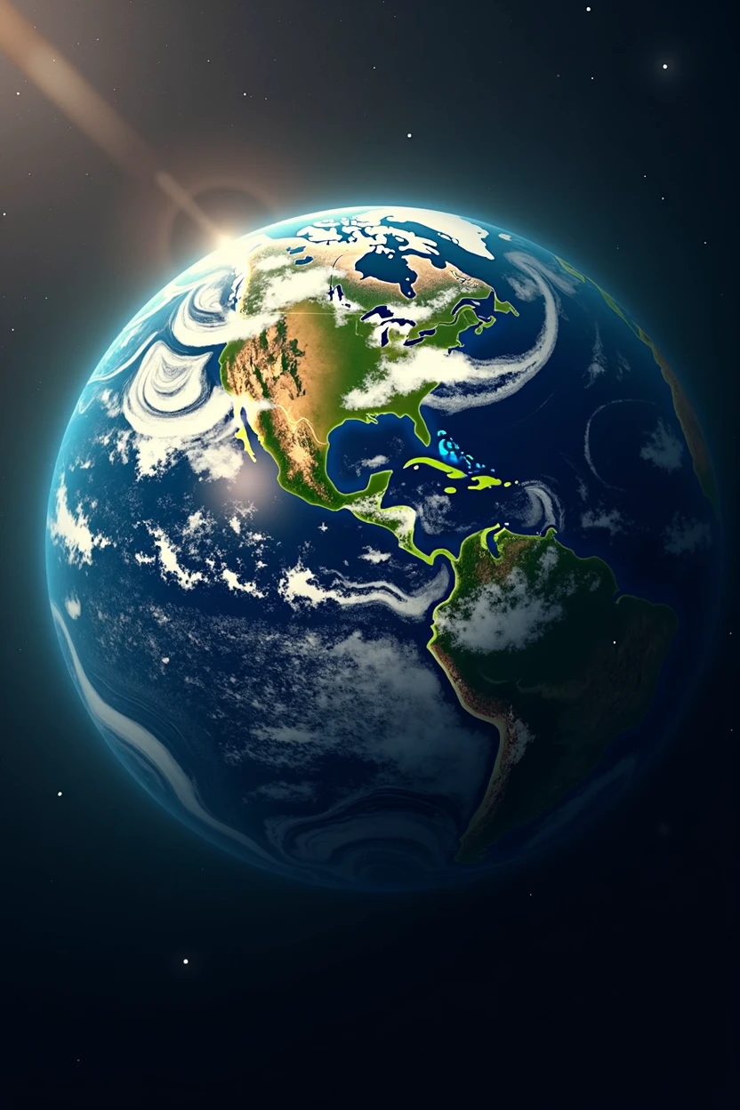 create an image of planet earth