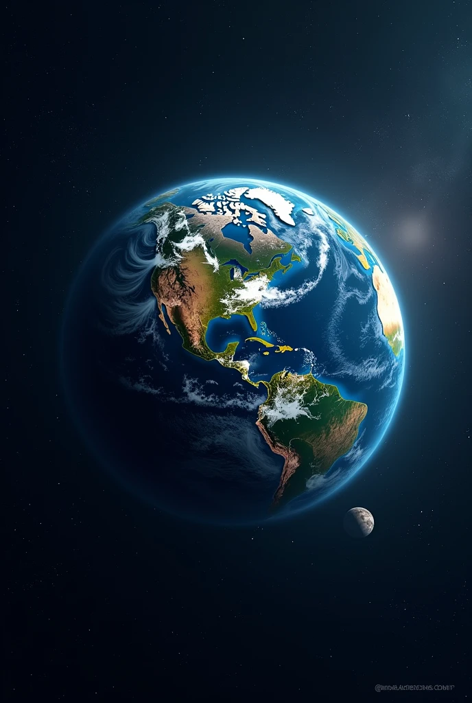 create an image of planet earth