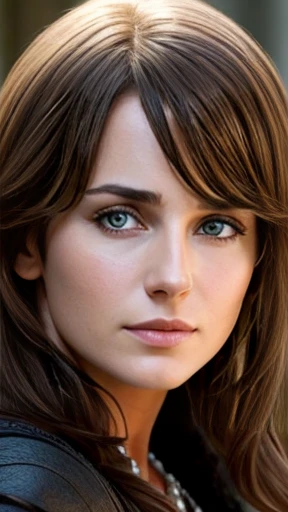  A beautiful German actor focus on the face 