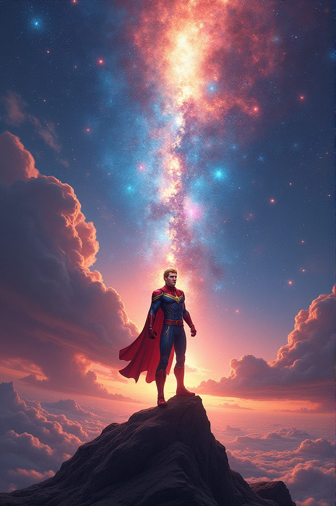 I'm making an ebook about marvel cosmology, make a cover for it