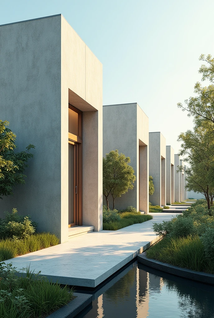 Pavilions inspired by modern architecture 