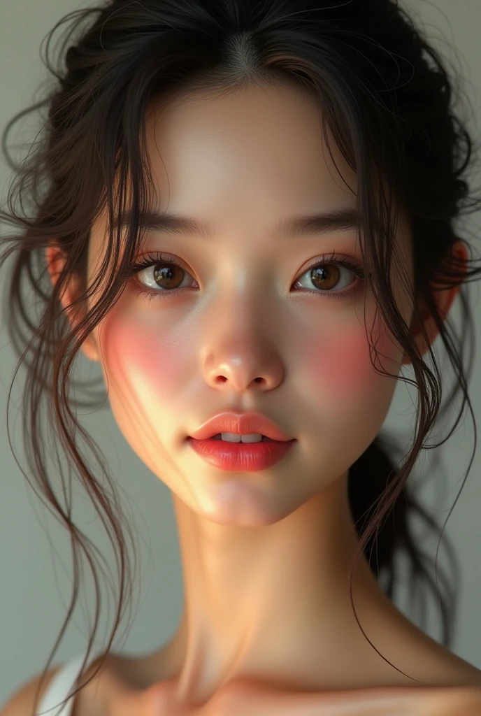 (8k, Maximum quality, work of art:1.2), (realisitic, photo-realisitic:1.37), Maximum quality, work of art, unity, smooth and beautiful, incredible detail, splendid, fine-details, work of art, Maximum quality, offcial art, scale large files, very detailled, high resolution, very detailled, beautiful girl details, very detailled eyes and face, beautiful detailed eyes, bright face, Blushing Nose,